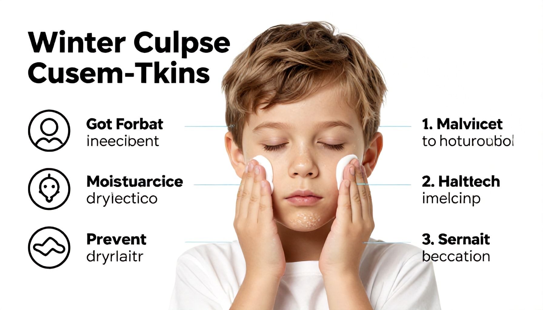 تأثير المناخ الشتوي في الخليج على بشرة الأطفال