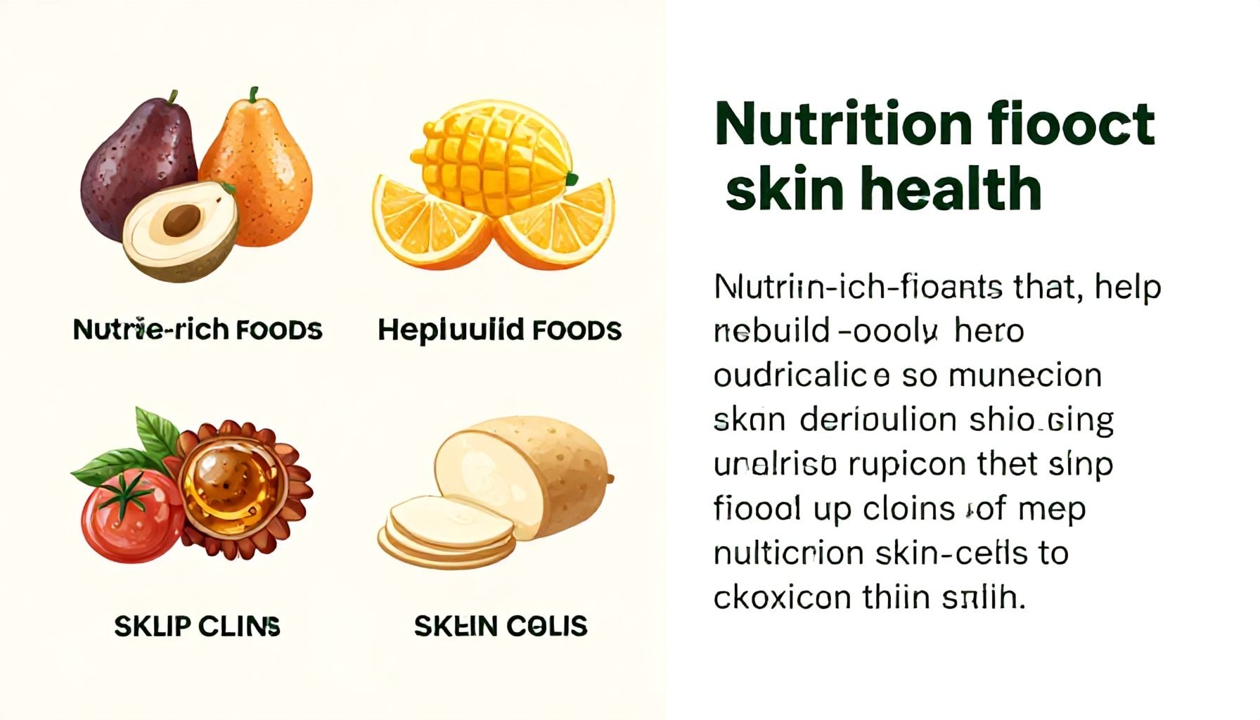 ثلاثة أطعمة غنية بالمغذيات التي تعيد بناء خلايا الجلد
