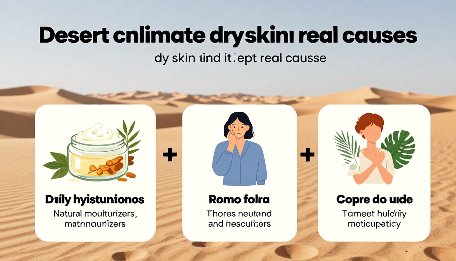 جفاف البشرة في المناخ الصحراوي وأسبابه الحقيقية