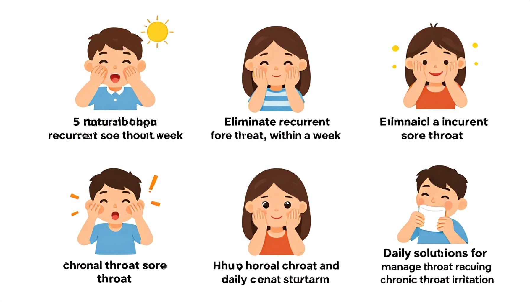 5 طرق طبيعية للتخلص من التهاب الحلق المتكرر خلال أسبوع
