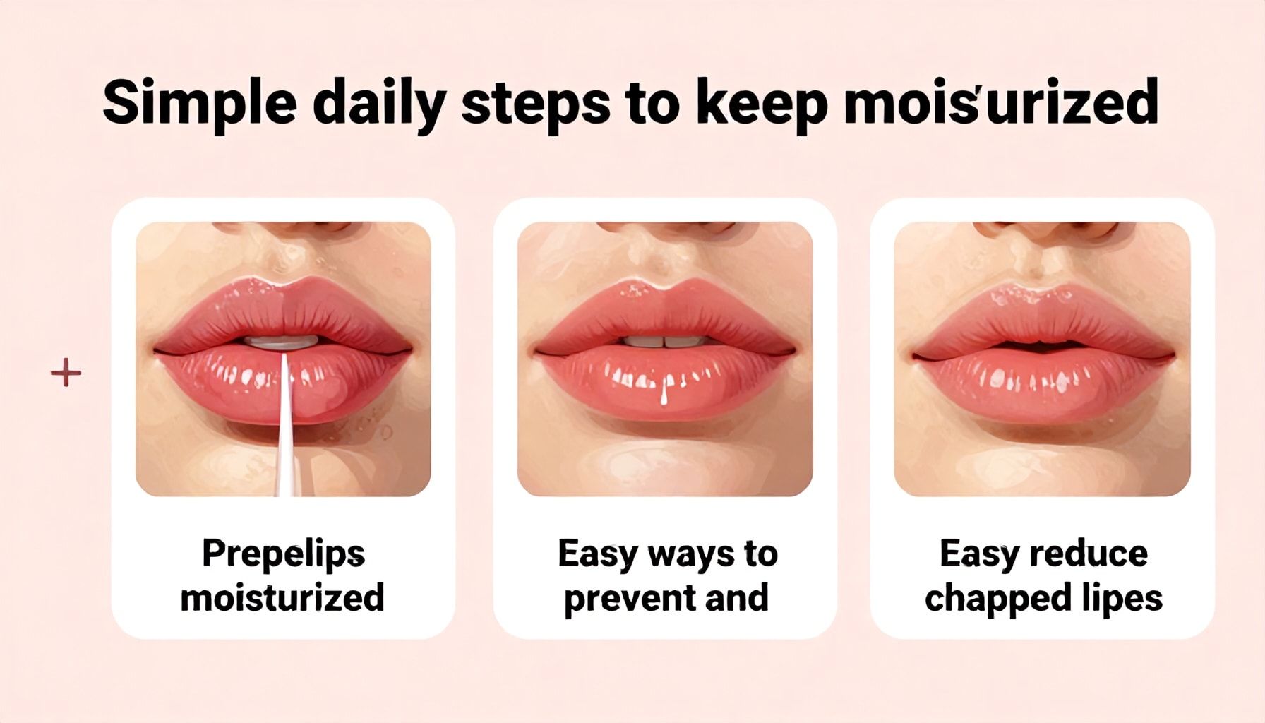 خطوات يومية بسيطة للحفاظ على رطوبة الشفاه