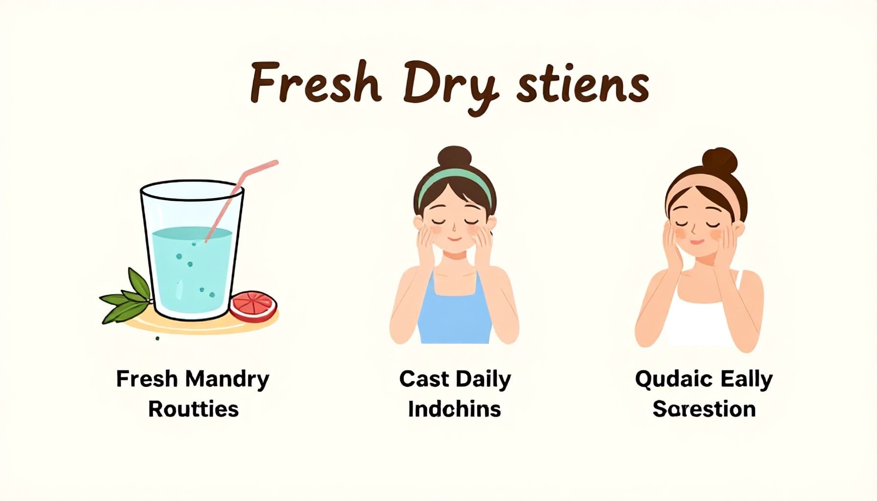 خطوات يومية بسيطة للحفاظ على نضارة البشرة الجافة