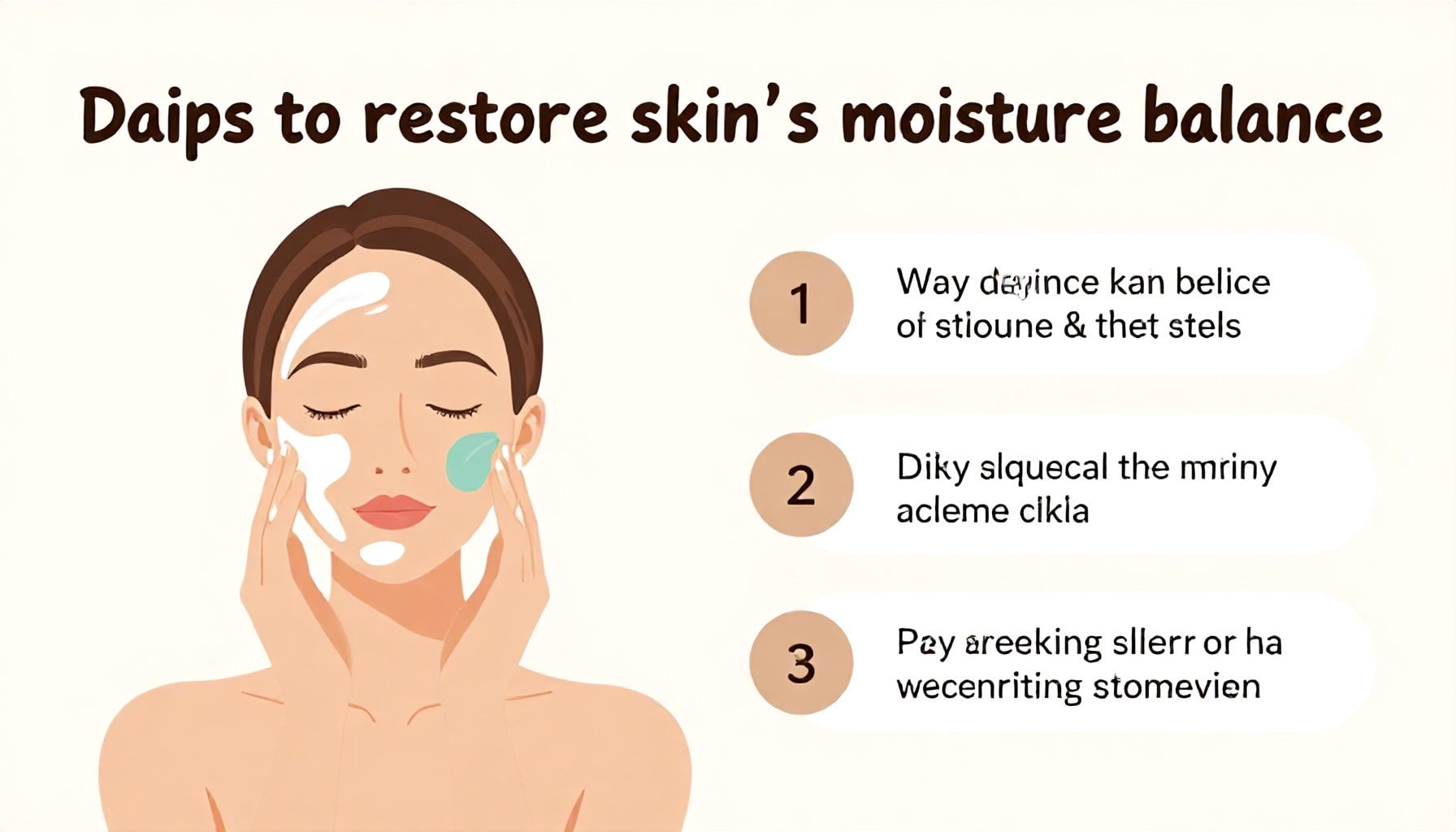 خطوات يومية لاستعادة توازن الرطوبة في البشرة
