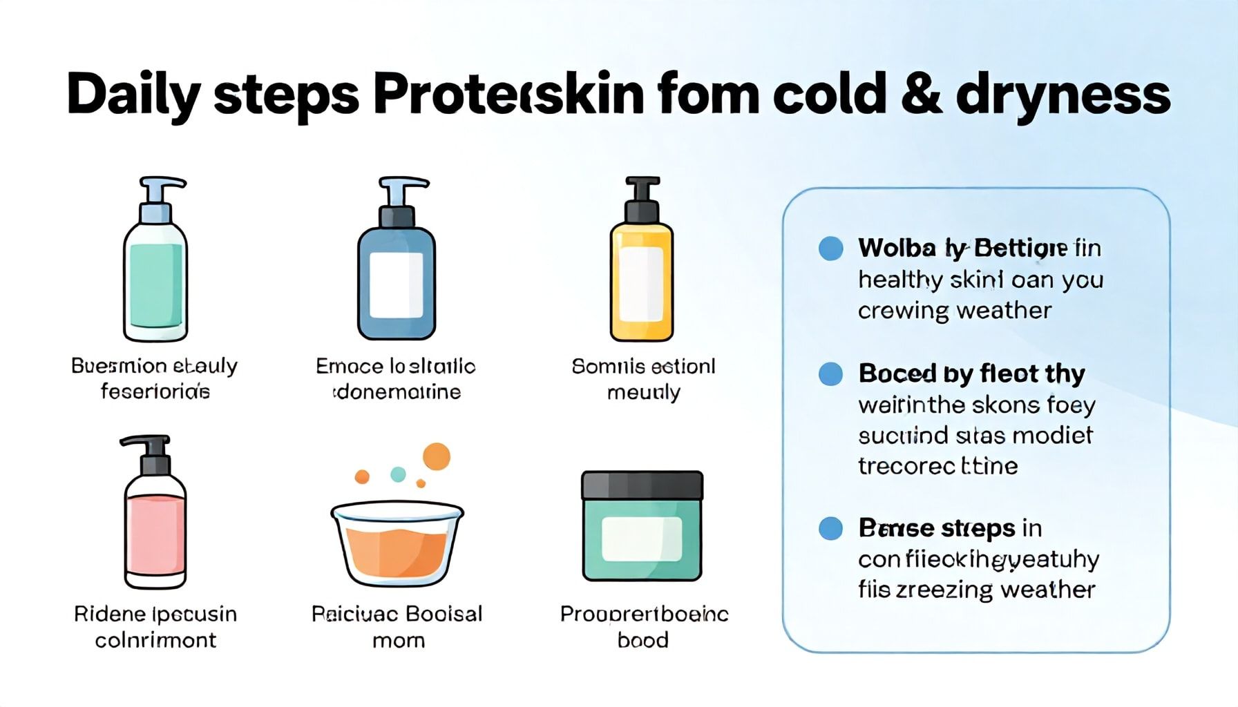 خطوات يومية لحماية البشرة من البرودة والجفاف