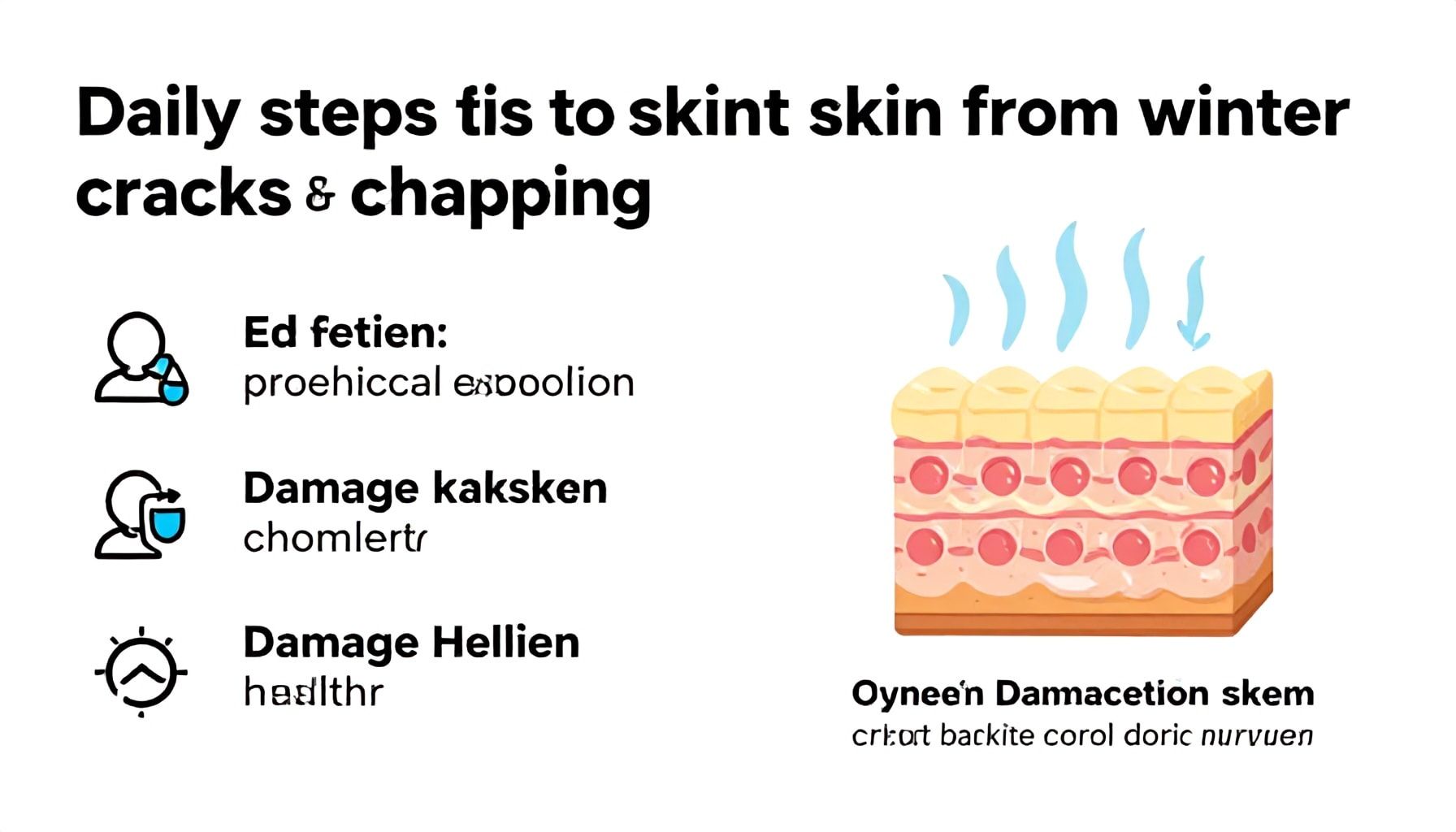 خطوات يومية لحماية البشرة من التصدعات والشروخ الشتوية