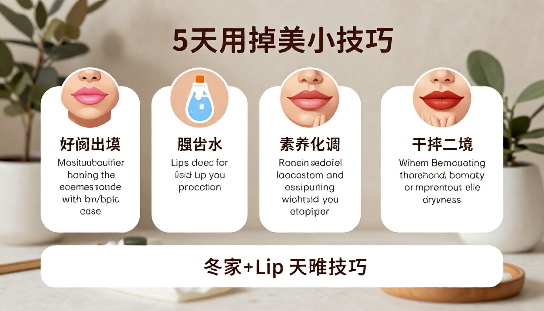 خمس خطوات يومية لحماية الشفاه من الجفاف الشتوي