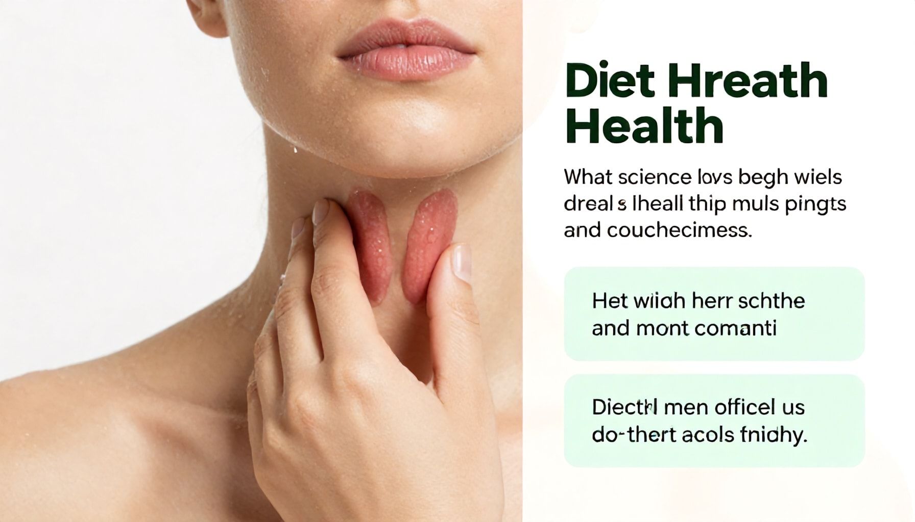 رابط الغذاء بصحة الحلق وما يقوله العلم