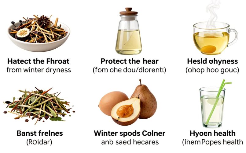 5 طرق طبيعية لحماية الحلق والرئتين من جفاف الشتاء