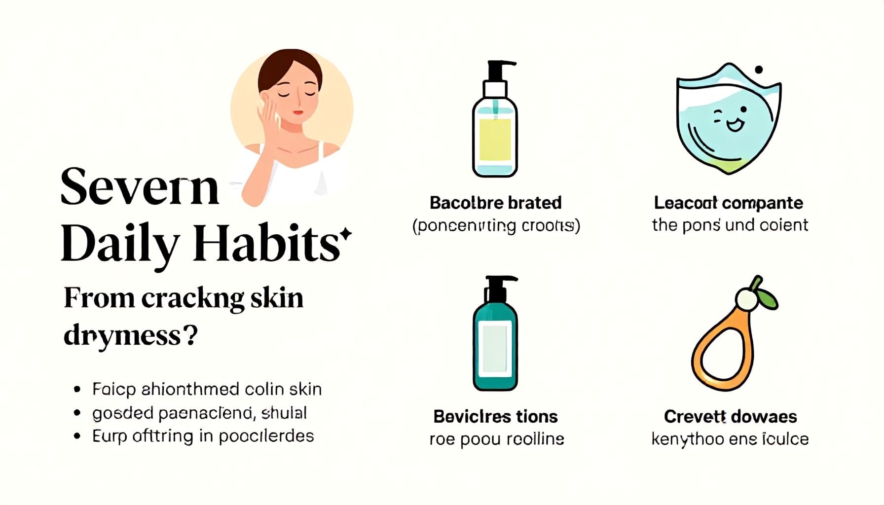 سبع عادات يومية تحمي الجلد من التشقق والجفاف