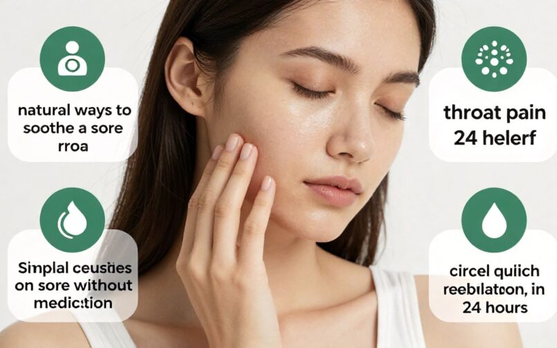 5 طرق طبيعية لتخفيف ألم الحلق دون أدوية خلال 24 ساعة