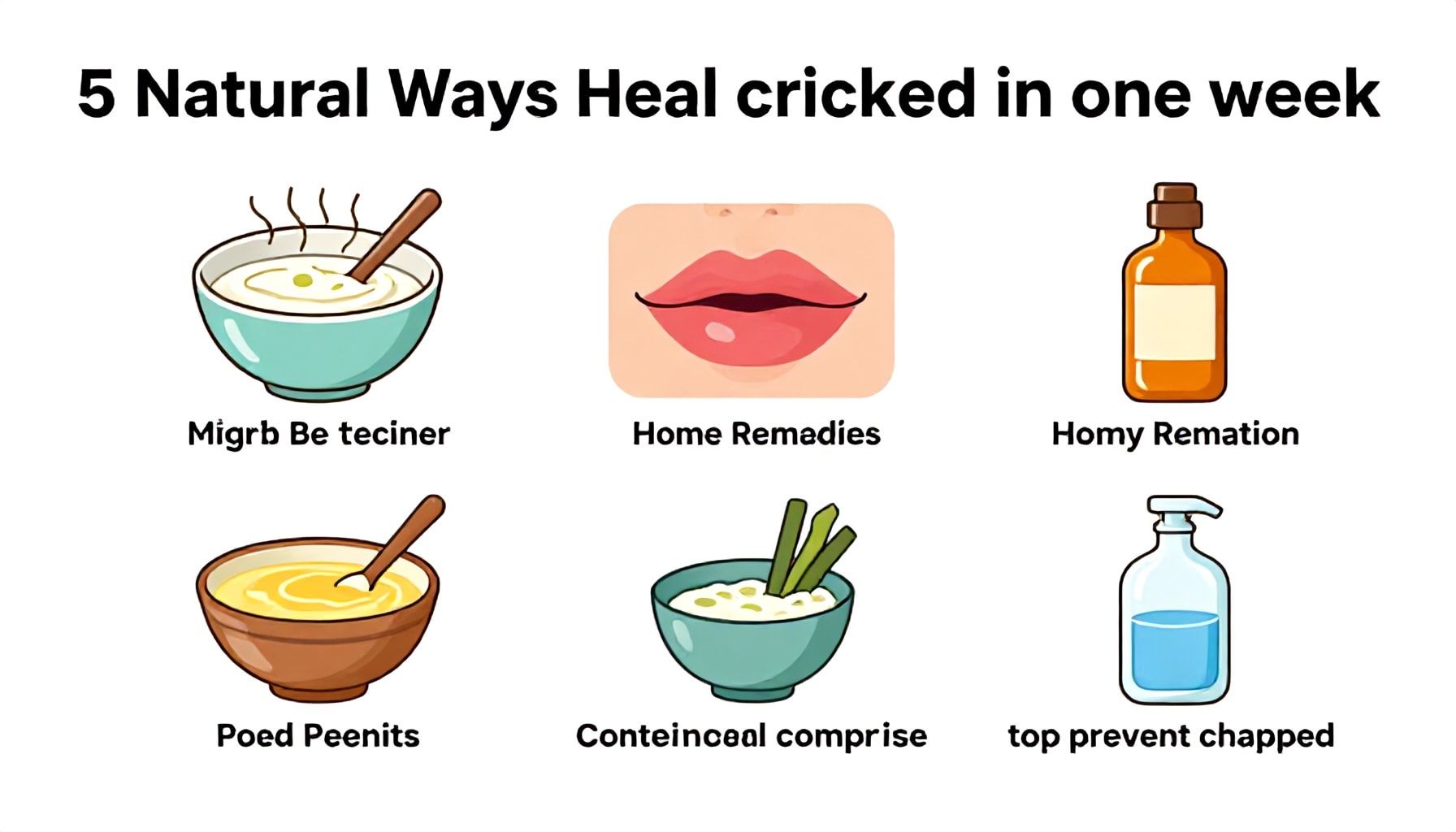 5 طرق طبيعية لإصلاح تشققات الشفاه في أسبوع واحد