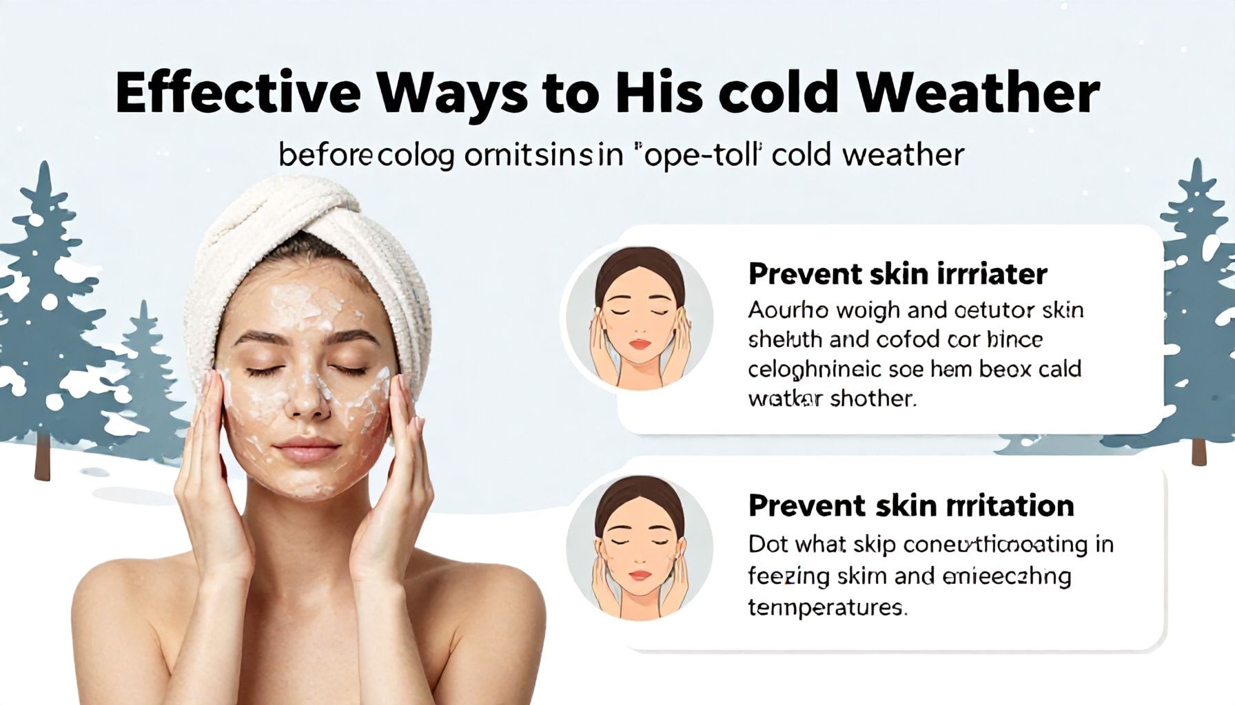 طرق فعالة لترطيب البشرة قبل الخروج في البرد