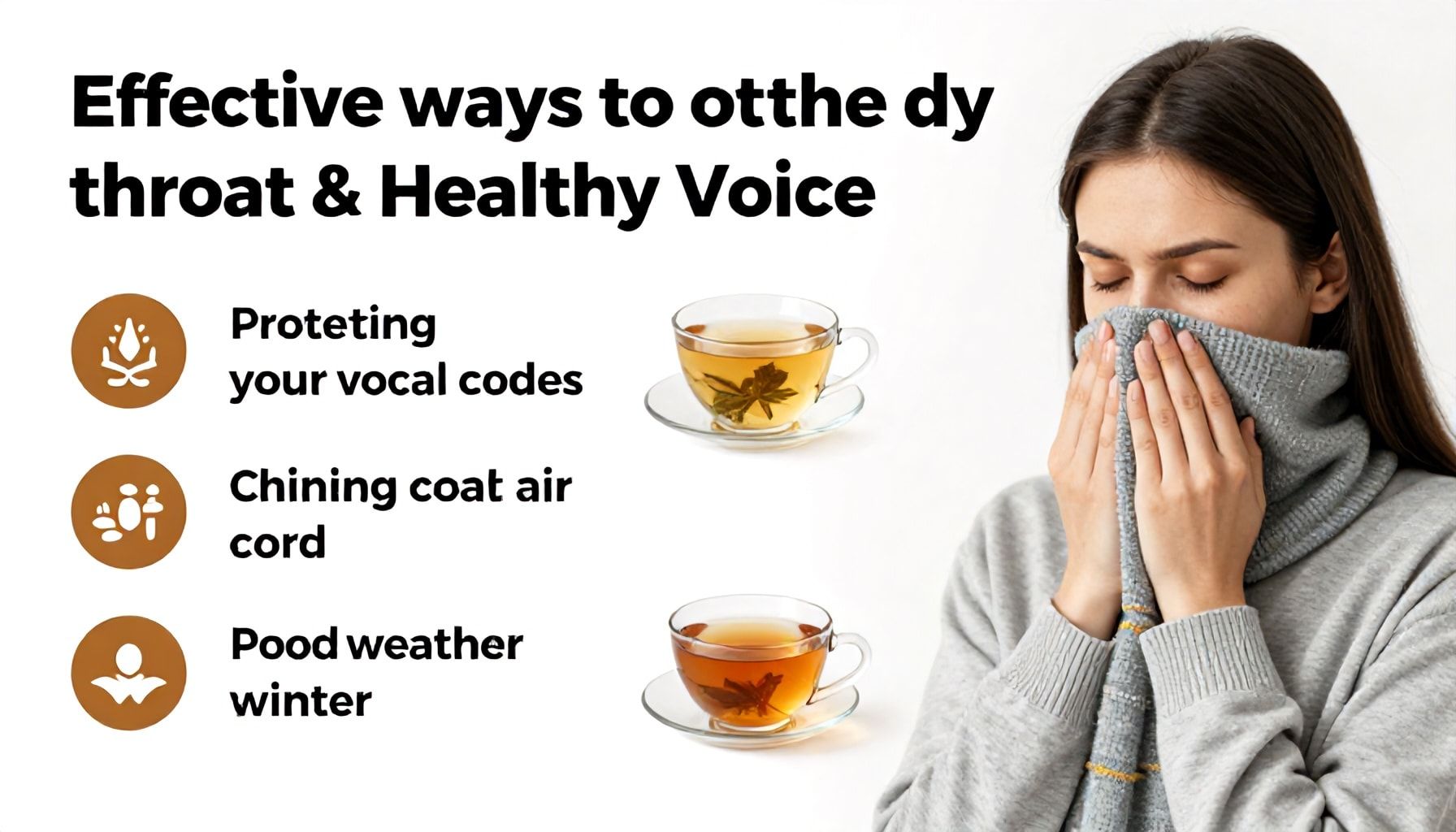 طرق فعالة لترطيب الحلق والحفاظ على نبرة صوتية صحية