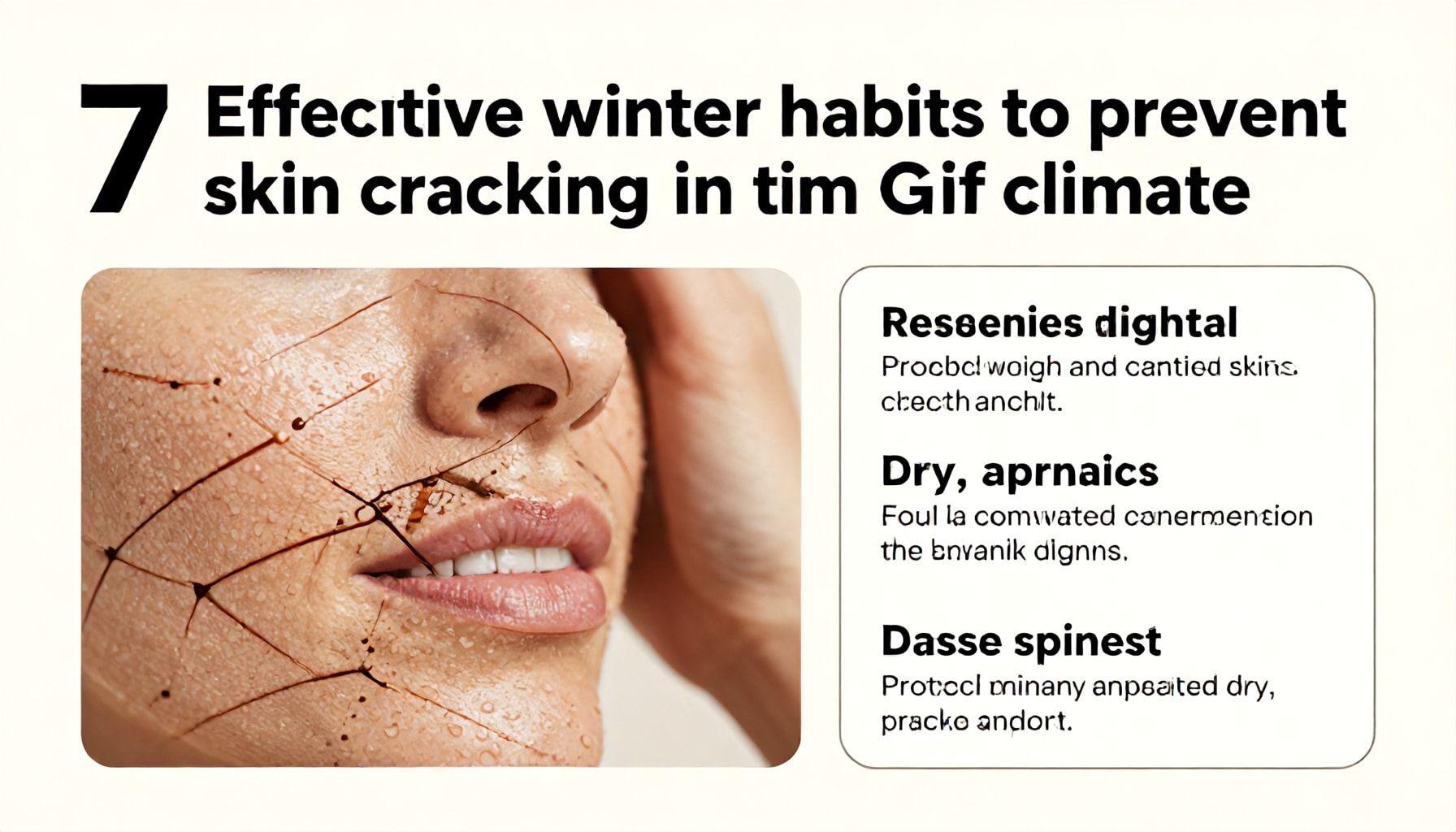 7 عادات شتوية فعالة لمنع تشقق البشرة في مناخ الخليج