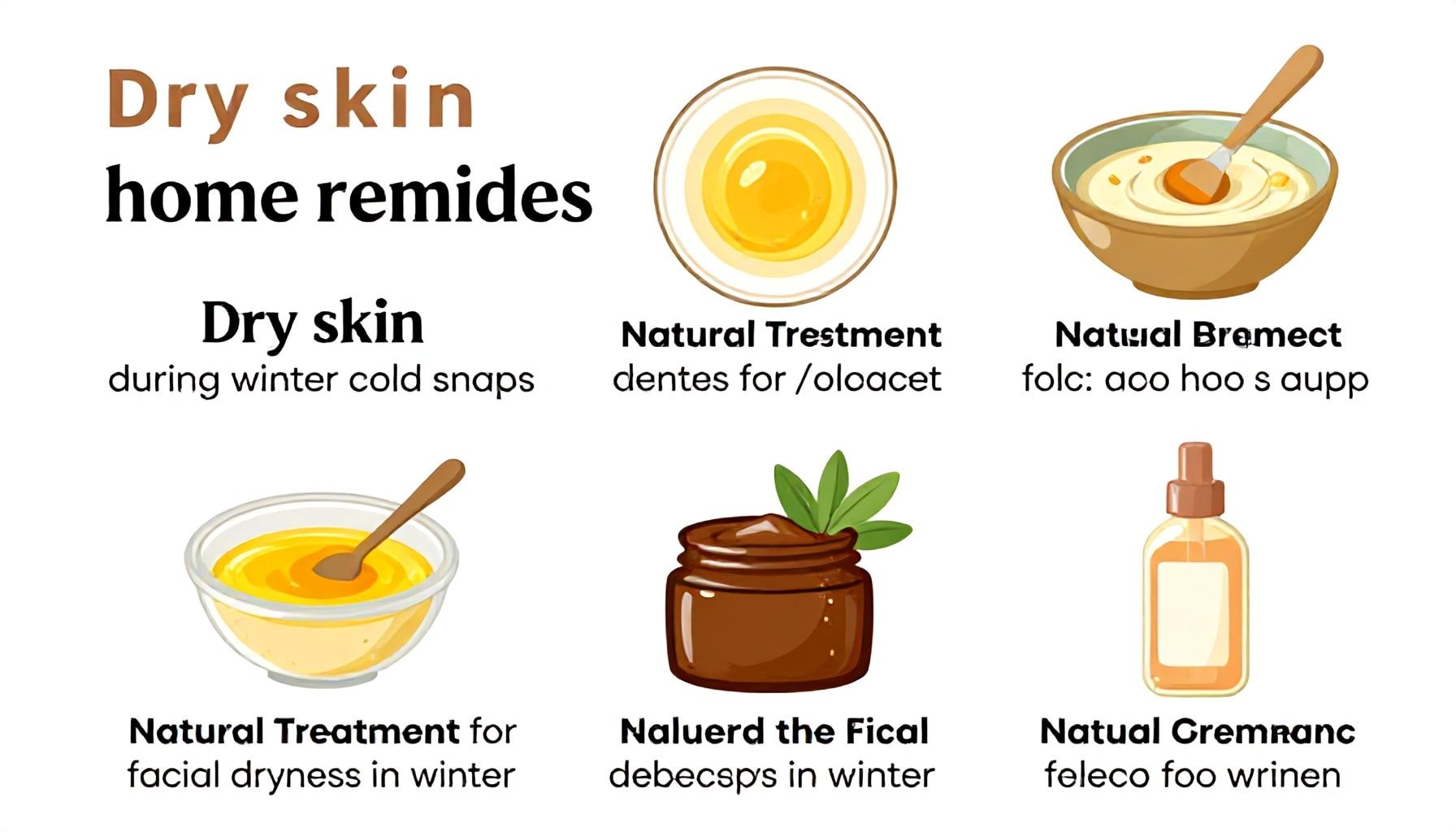 5 علاجات منزلية فعالة لجفاف البشرة خلال موجات البرد الشتوية