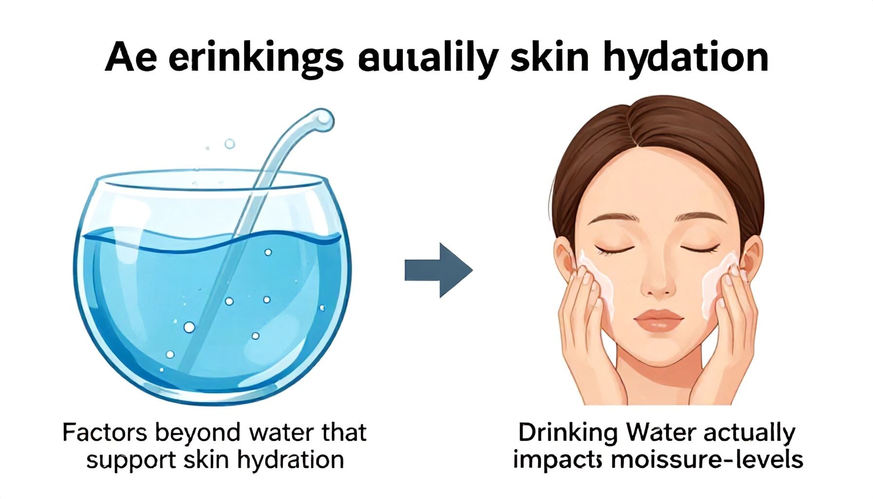 عوامل أخرى تدعم ترطيب الجلد إلى جانب الماء