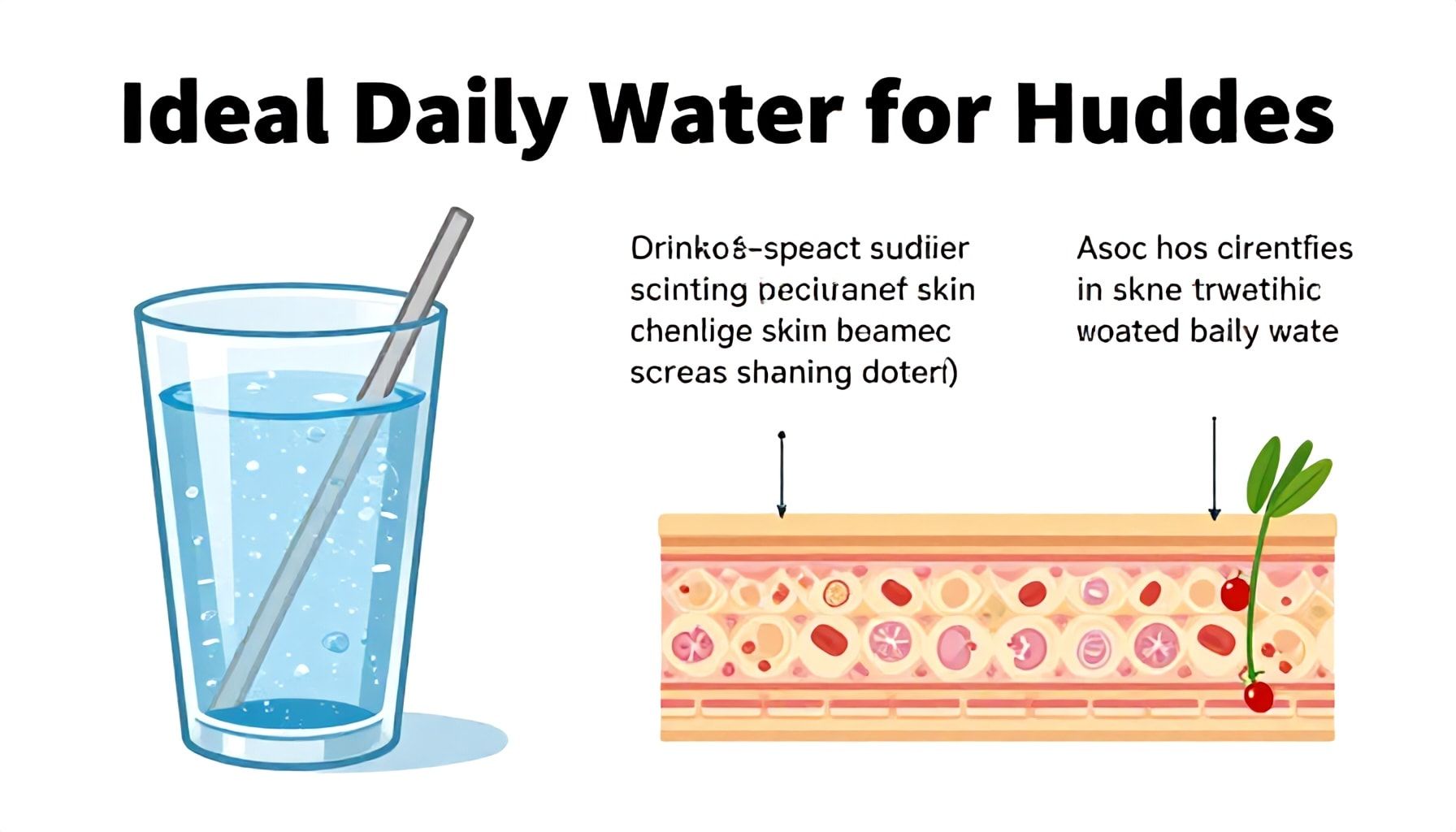 كمية الماء المثالية لترطيب الجلد وفقًا للدراسات