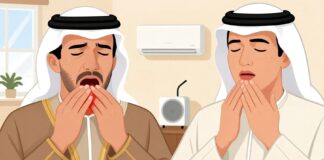 التدفئة المفرطة تسبب جفاف الحلق لدى 60٪ من سكان الخليج شتاءً