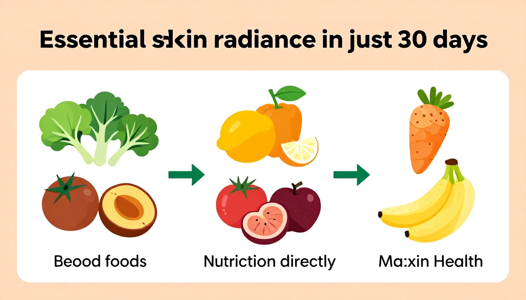 3 أغذية أساسية تحسن نضارة البشرة في 30 يومًا فقط