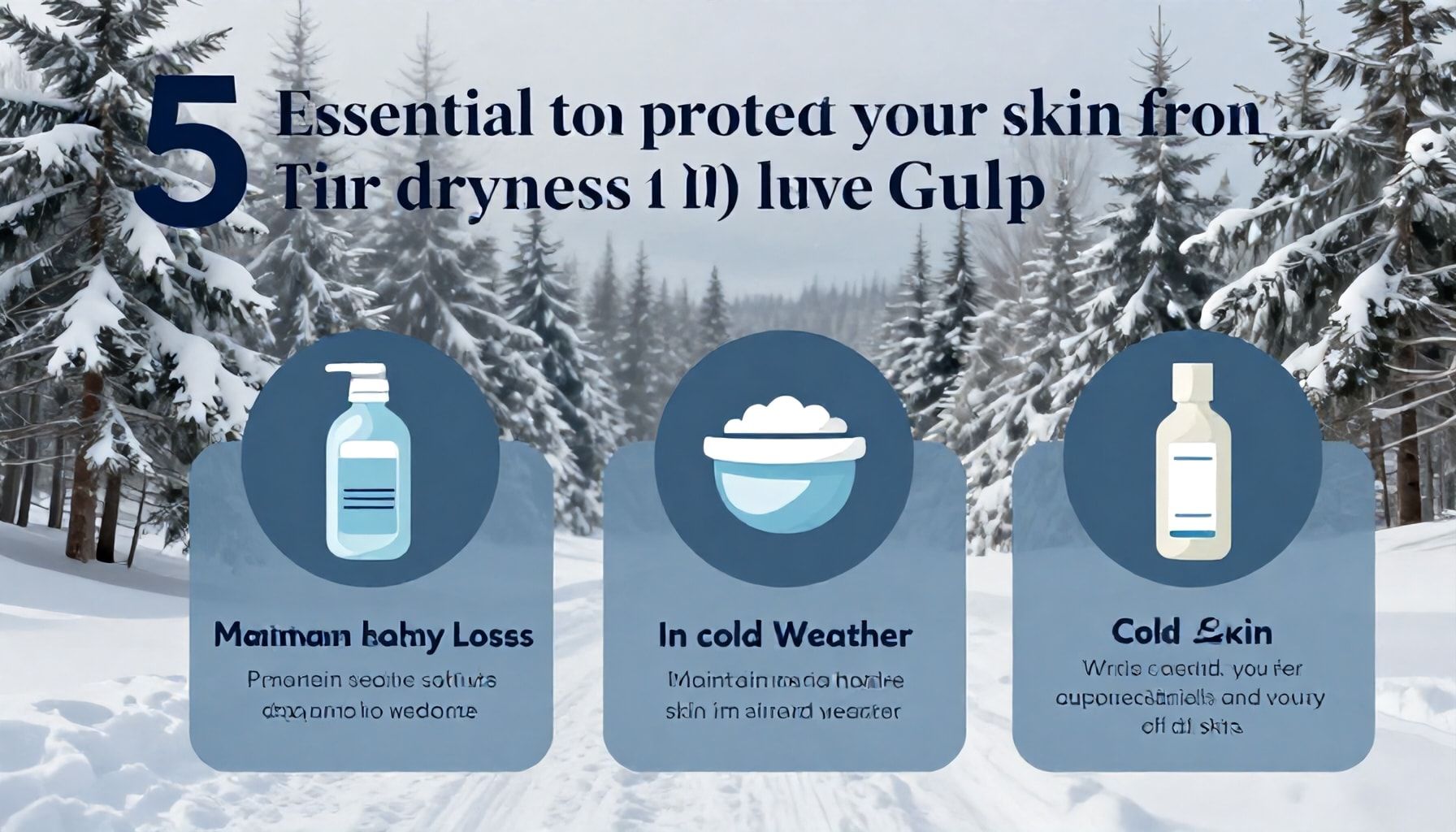 5 نصائح أساسية لحماية بشرتك من جفاف الشتاء في الخليج