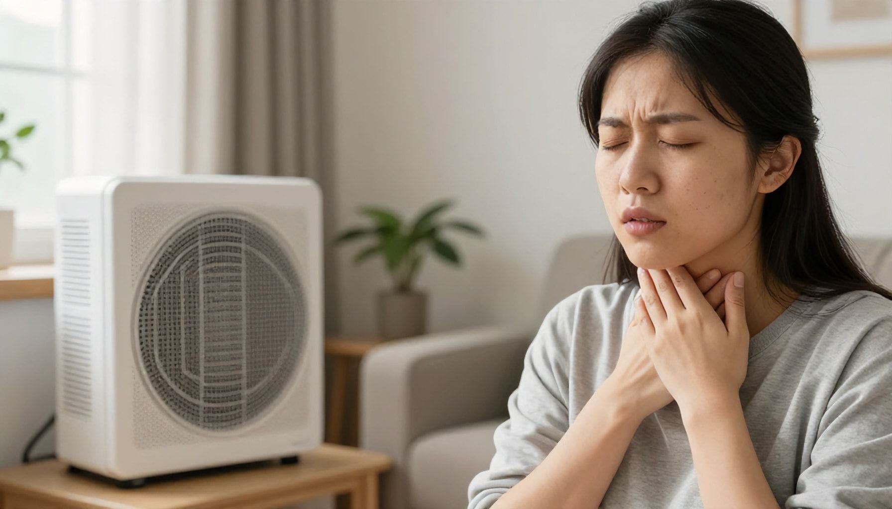 كيف تحول الهواء الجاف التهاب الحلق إلى مشكلة مزمنة