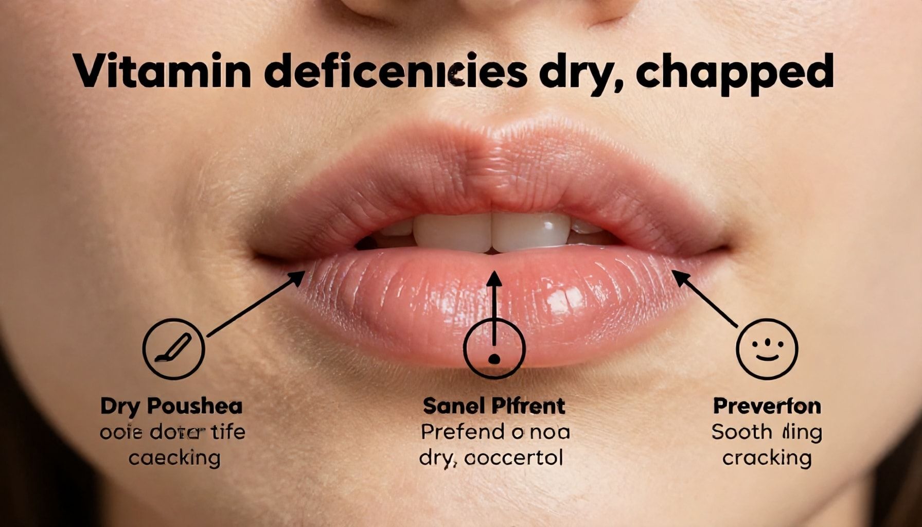 كيف يؤثر نقص الفيتامينات في زيادة جفاف الشفاه
