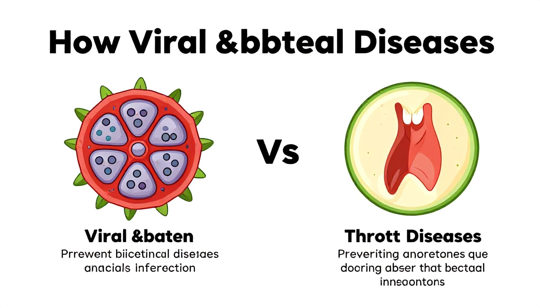 كيفية التمييز بين العدوى الفيروسية والبكتيرية