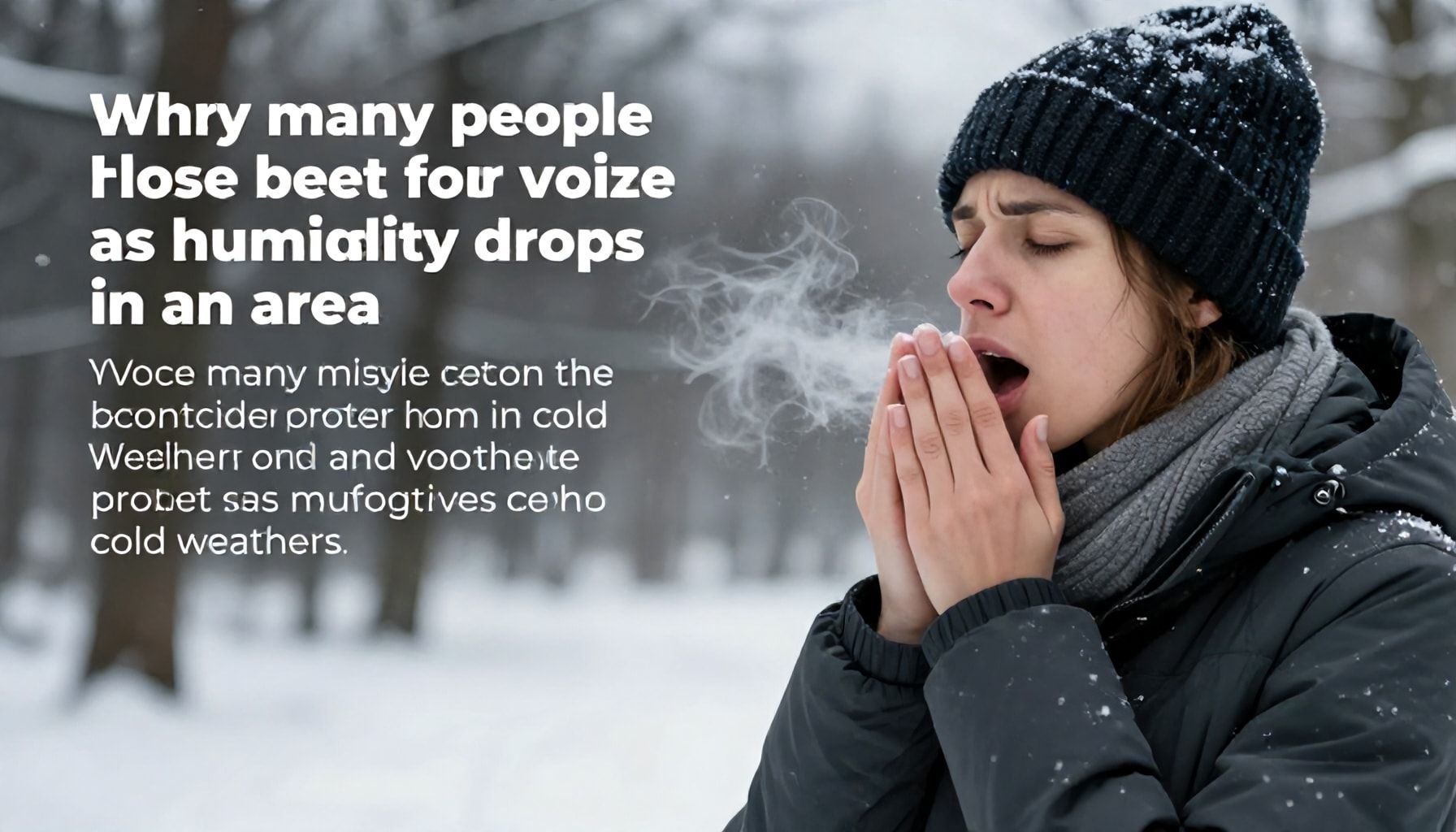 لماذا يفقد الكثيرون أصواتهم مع انخفاض الرطوبة في المنطقة