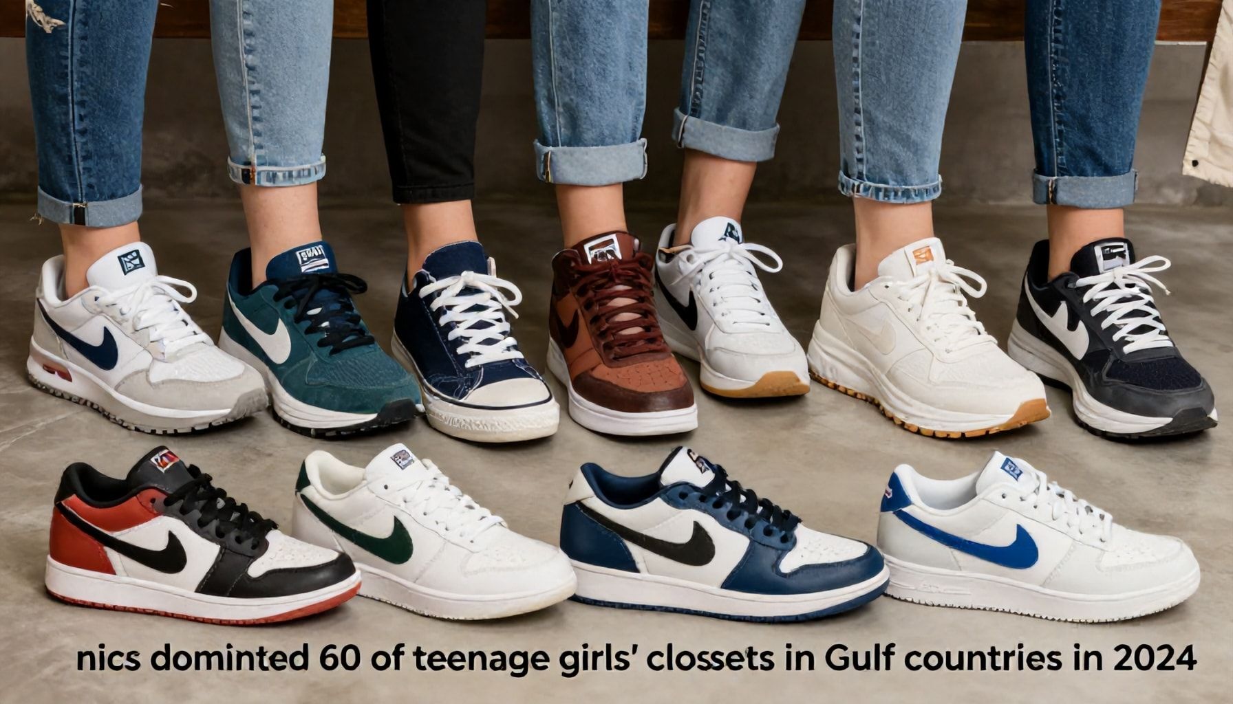 الأحذية الرياضية تسيطر على 60٪ من خزانات المراهقات في دول الخليج خلال 2024